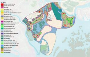 Phân Khu Trên Bản Đồ Quy Hoạch Vinhomes Hạ Long Xanh