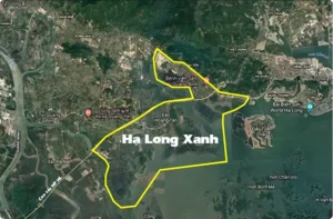 Bản đồ vị trí dự án Hạ Long Xanh