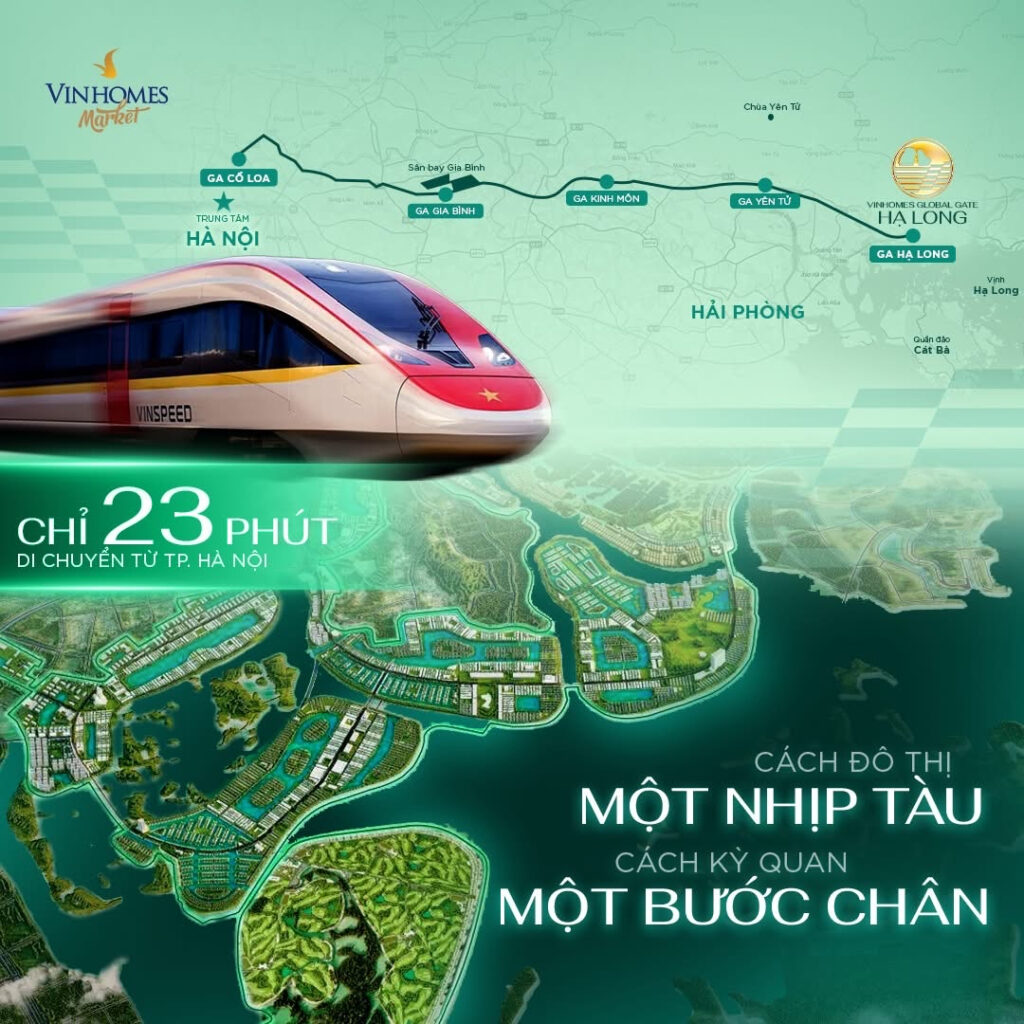 Tổng quan tuyến đường sắt cao tốc Hà Nội – Quảng Ninh